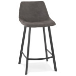 paris prix Tabouret de Bar Design "Souvana" 90cm Gris Foncé