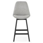 Paris Prix Tabouret De Bar Design "Svona" 102cm Gris & Noir