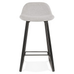 Paris Prix Tabouret De Bar Design "Talik" 86cm Gris & Noir