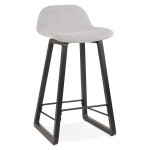 paris prix Tabouret de Bar Design "Talik" 86cm Gris & Noir