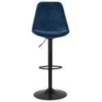 Paris Prix Tabouret De Bar Design "Terano" 123cm Bleu