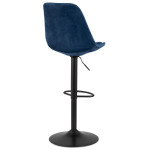 Paris Prix Tabouret De Bar Design "Terano" 123cm Bleu