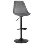 paris prix Tabouret de Bar Design "Terano" 123cm Gris