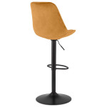 Paris Prix Tabouret De Bar Design "Terano" 123cm Moutarde