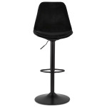 Paris Prix Tabouret De Bar Design "Terano" 123cm Noir