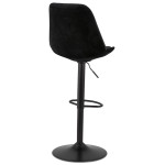 Paris Prix Tabouret De Bar Design "Terano" 123cm Noir