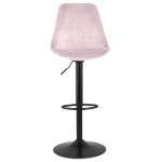 Paris Prix Tabouret De Bar Design "Terano" 123cm Rose