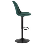 Paris Prix Tabouret De Bar Design "Terano" 123cm Vert