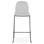 Paris Prix Tabouret De Bar Design Tissu "Molie" 111cm Gris