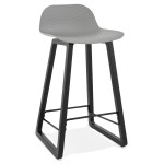 paris prix Tabouret de Bar Design "Toki" 87cm Gris & Noir