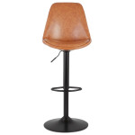 Paris Prix Tabouret De Bar Design "Vanioli" 123cm Marron