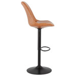 Paris Prix Tabouret De Bar Design "Vanioli" 123cm Marron