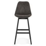 Paris Prix Tabouret De Bar Design "Vars" 113cm Gris & Noir