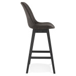 Paris Prix Tabouret De Bar Design "Vars" 113cm Gris & Noir