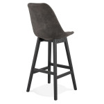 Paris Prix Tabouret De Bar Design "Vars" 113cm Gris & Noir