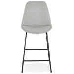 Paris Prix Tabouret De Bar Design "Veretia" 109cm Gris & Noir
