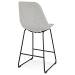 Paris Prix Tabouret De Bar Design "Veretia" 109cm Gris & Noir
