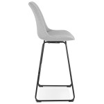 Paris Prix Tabouret De Bar Design "Veretia" 119cm Gris & Noir