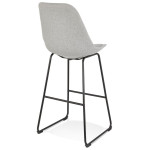Paris Prix Tabouret De Bar Design "Veretia" 119cm Gris & Noir