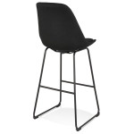 Paris Prix Tabouret De Bar Design "Veretia" 119cm Noir