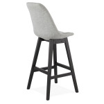 Paris Prix Tabouret De Bar Design "Xenu" 114cm Gris & Noir