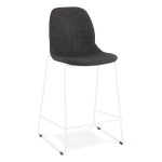 paris prix Tabouret de Bar Empilable "Augustus" 101cm Gris Foncé