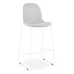 paris prix Tabouret de Bar Empilable "Augustus" 111cm Gris Clair