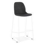paris prix Tabouret de Bar Empilable "Augustus" 111cm Gris Foncé