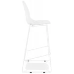 Paris Prix Tabouret De Bar Empilable "Isiah" 111cm Blanc