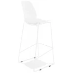 Paris Prix Tabouret De Bar Empilable "Isiah" 111cm Blanc