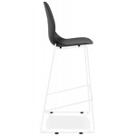 Paris Prix Tabouret De Bar Empilable "Isiah" 111cm Noir