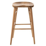 Paris Prix Tabouret De Bar En Bois "Ana" 69cm Naturel