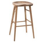paris prix Tabouret de Bar en Bois "Ana" 69cm Naturel