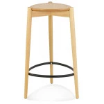 Paris Prix Tabouret De Bar En Bois "Errol" 65cm Naturel