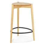 paris prix Tabouret de Bar en Bois "Errol" 65cm Naturel
