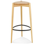 Paris Prix Tabouret De Bar En Bois "Errol" 75cm Naturel