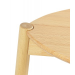 Paris Prix Tabouret De Bar En Bois "Errol" 75cm Naturel