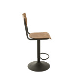 Paris Prix Tabouret De Bar En Bois "Mauricio" 105cm Marron