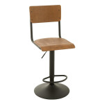 paris prix Tabouret de Bar en Bois "Mauricio" 105cm Marron