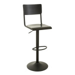 Paris Prix Tabouret De Bar En Bois "Mauricio" 105cm Noir