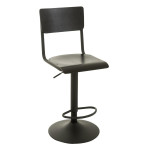 paris prix Tabouret de Bar en Bois "Mauricio" 105cm Noir