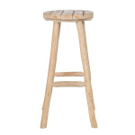 Paris Prix Tabouret De Bar En Bois "Picnic" 80cm Naturel
