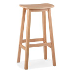paris prix Tabouret de Bar en Bois "Sung" 76cm Naturel