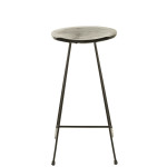 Paris Prix Tabouret De Bar En Bois "Winfred" 70cm Noir
