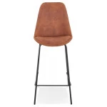 Paris Prix Tabouret De Bar En Microfibre "Hung" 105cm Marron