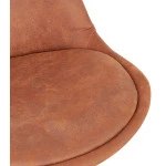 Paris Prix Tabouret De Bar En Microfibre "Hung" 105cm Marron