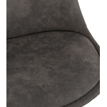 Paris Prix Tabouret De Bar En Microfibre "Hung" 115cm Gris