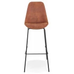 Paris Prix Tabouret De Bar En Microfibre "Hung" 115cm Marron