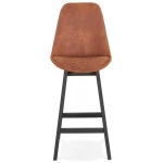 Paris Prix Tabouret De Bar En Microfibre "Rodger" 103cm Marron