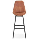 Paris Prix Tabouret De Bar En Microfibre "Rodger" 113cm Marron